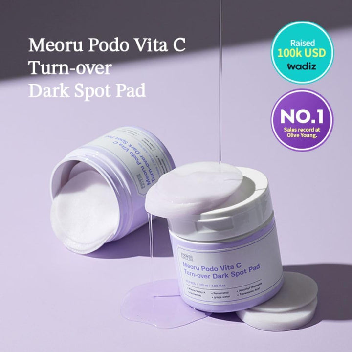 SUNGBOON EDITOR Meoru Podo Vita C Turn-Over Dark Spot Pad 60pcs, 140ml