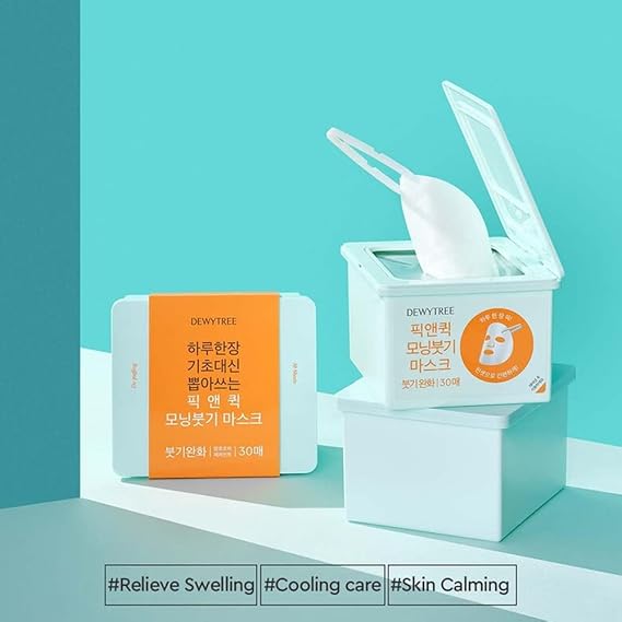 Dewytree Pick And Quick De-Puff Morning Mask 30ea