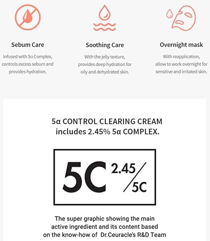 Dr.Ceuracle 5α Control Clearing Cream 50ml