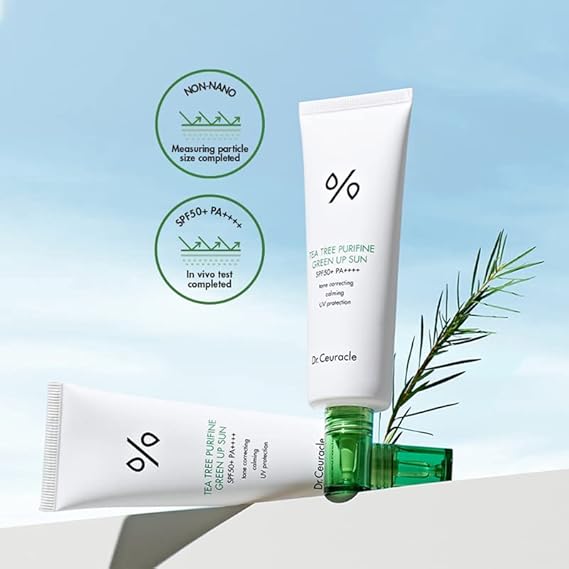 Dr.Ceuracle Tea Tree Purifine Green Up Sun SPF50 PA++++ 50ml