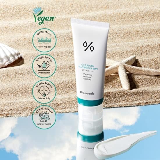 Dr.Ceuracle Cica Regen Waterproof Sun, SPF50+,PA++++ 100ml