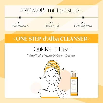d'Alba White Truffle Return Oil Cream Cleanser 150ml