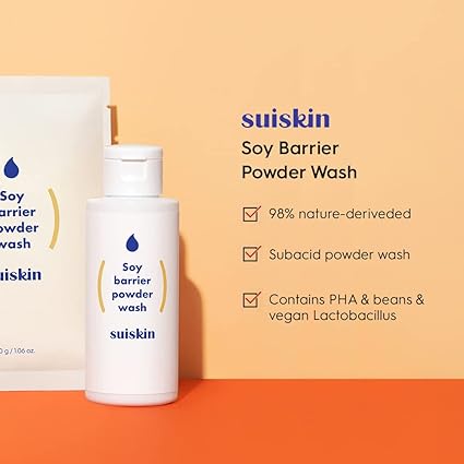 SUISKIN Soy Barrier Powder Wash - 50g