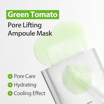 SUNGBOON EDITOR Green Tomato Pore Lifting Ampoule Mask 1ea 23g