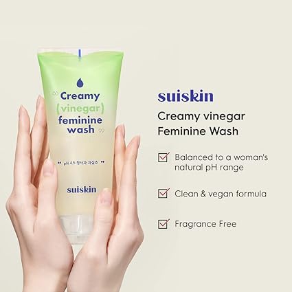 SUISKIN Creamy (vinegar) Feminine Wash - 200ml