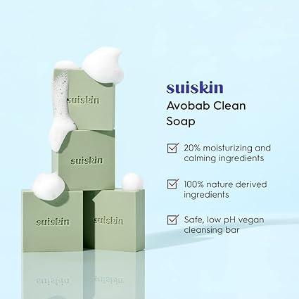 SUISKIN Avobab Clean Soap - 1ea
