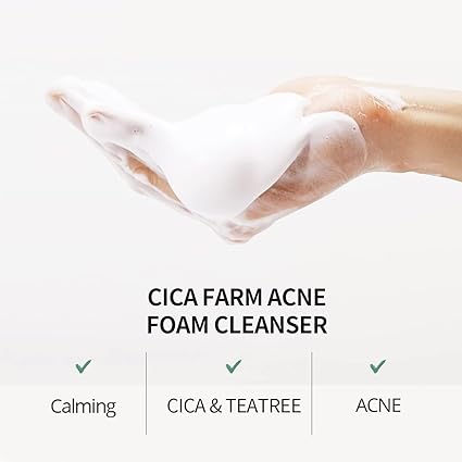 Farmstay Cica Farm Acne Foam Cleanser 180ml