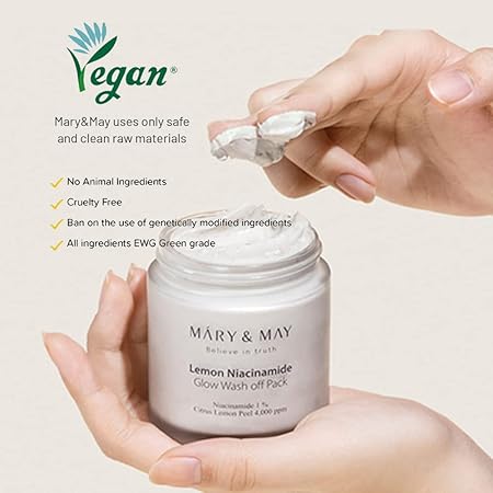 Mary & May Lemon Niacinamide Glow Wash Off Pack 125g