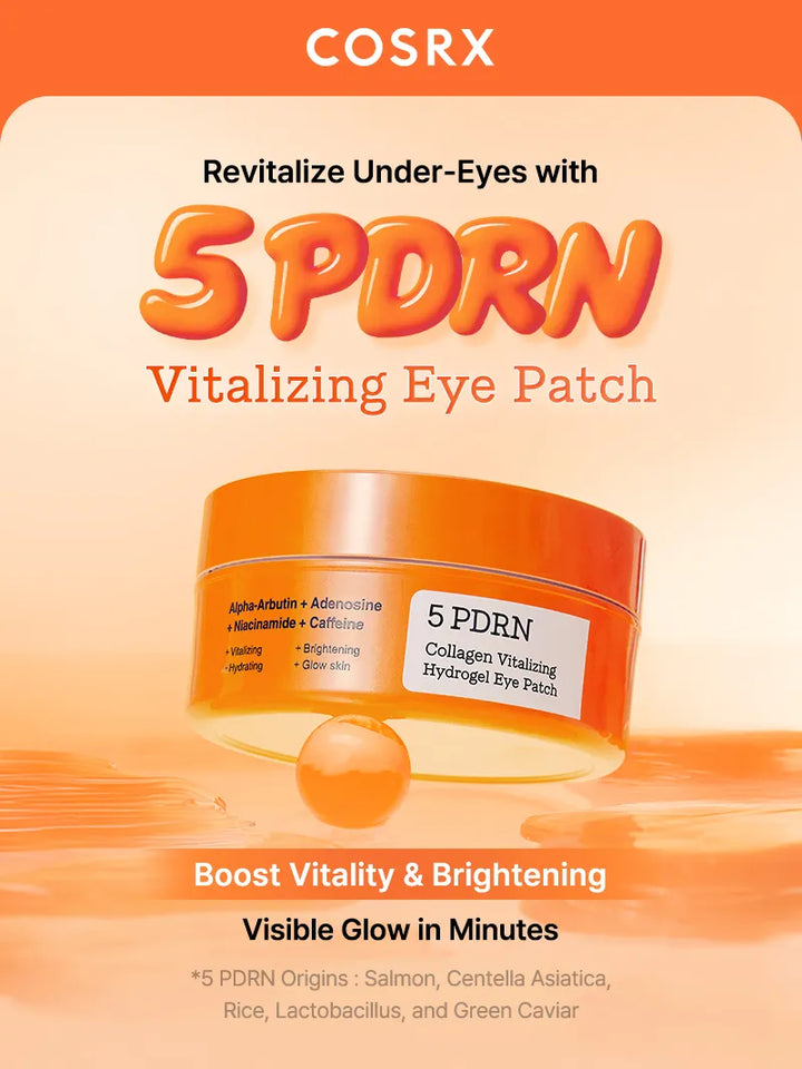 Cosrx 5 PDRN Collagen Vitalizing Hydrogel Eye Patch 60ea