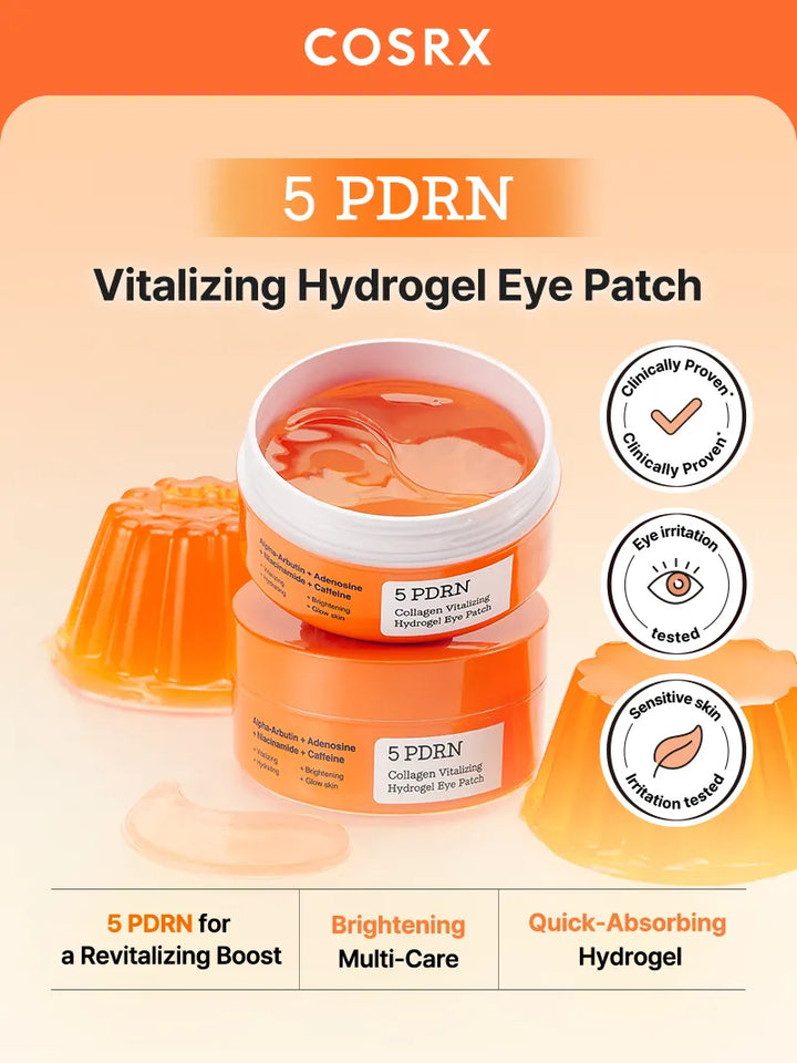 Cosrx 5 PDRN Collagen Vitalizing Hydrogel Eye Patch 60ea