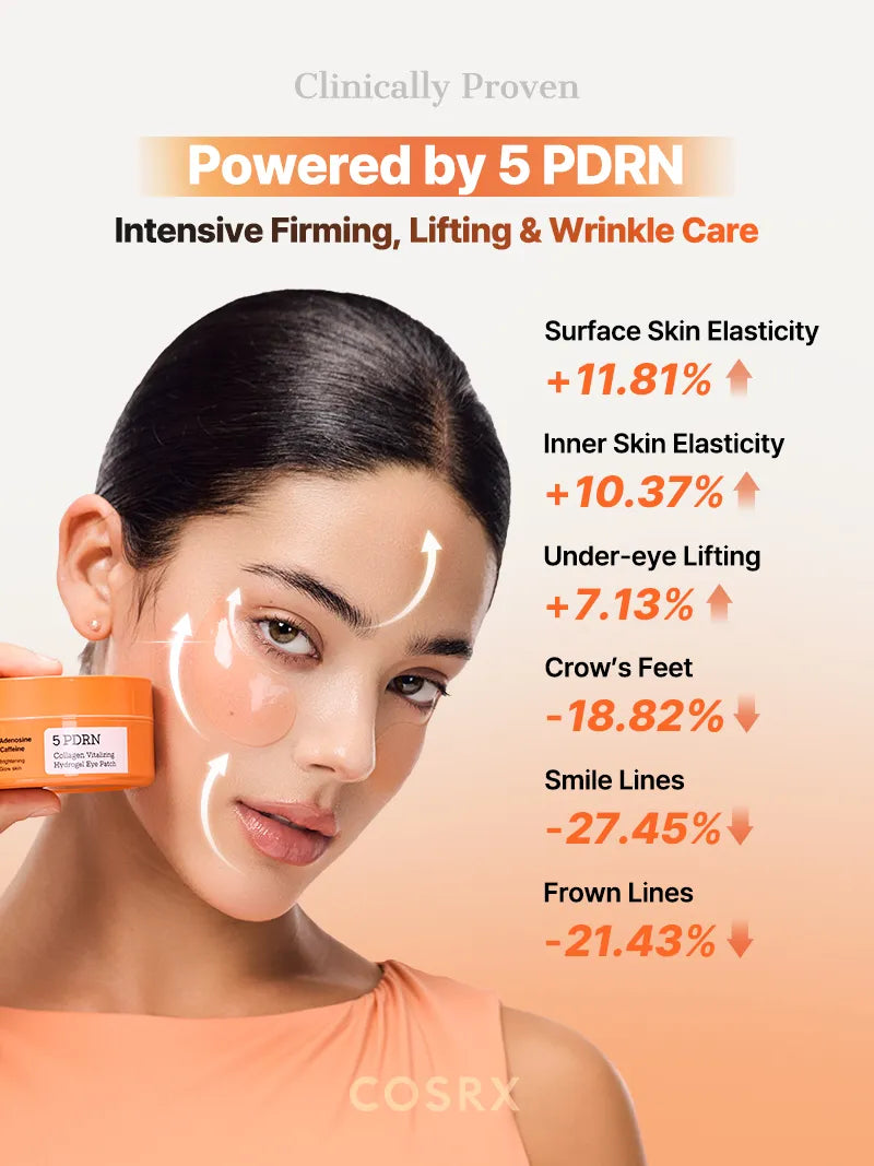 Cosrx 5 PDRN Collagen Vitalizing Hydrogel Eye Patch 60ea