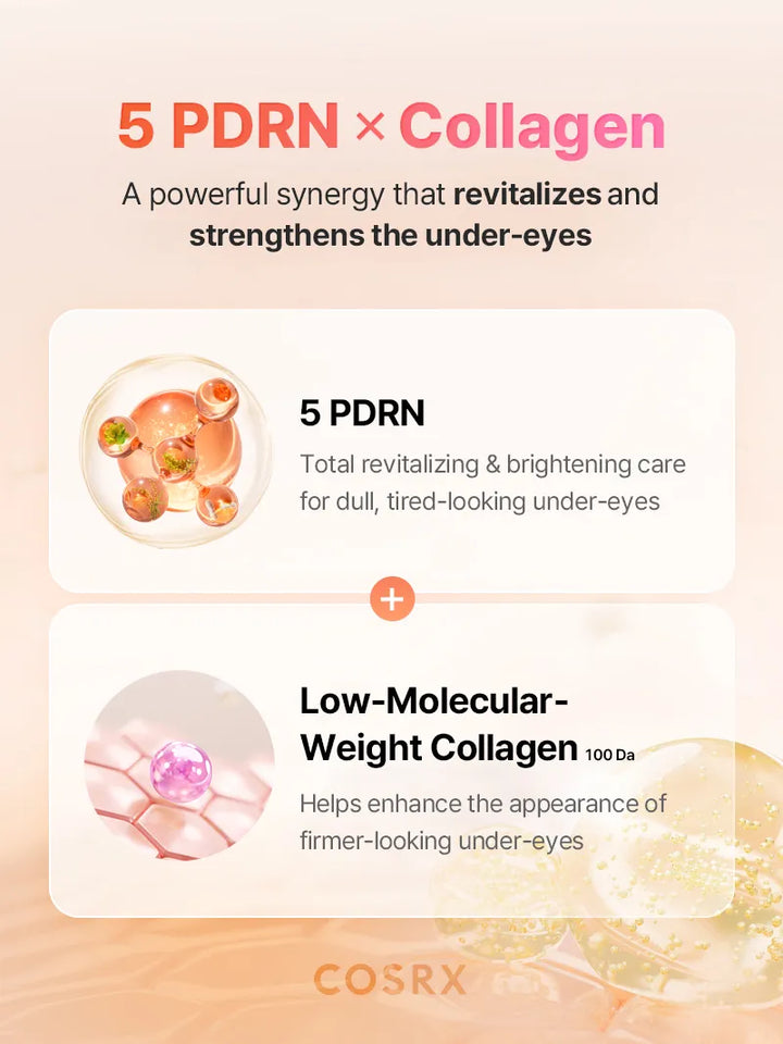 Cosrx 5 PDRN Collagen Vitalizing Hydrogel Eye Patch 60ea