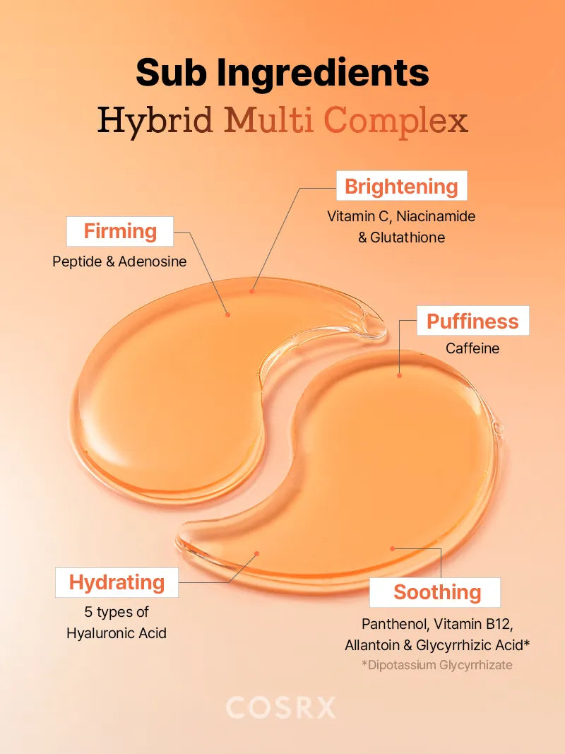 Cosrx 5 PDRN Collagen Vitalizing Hydrogel Eye Patch 60ea