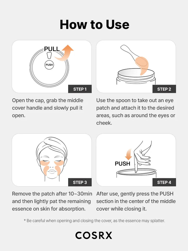 Cosrx 5 PDRN Collagen Vitalizing Hydrogel Eye Patch 60ea
