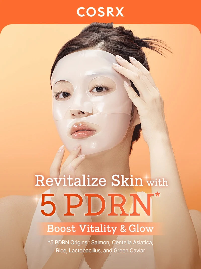 Cosrx 5 PDRN Hyaluronic Acid Vital Hydrating Hydrogel Mask 3ea
