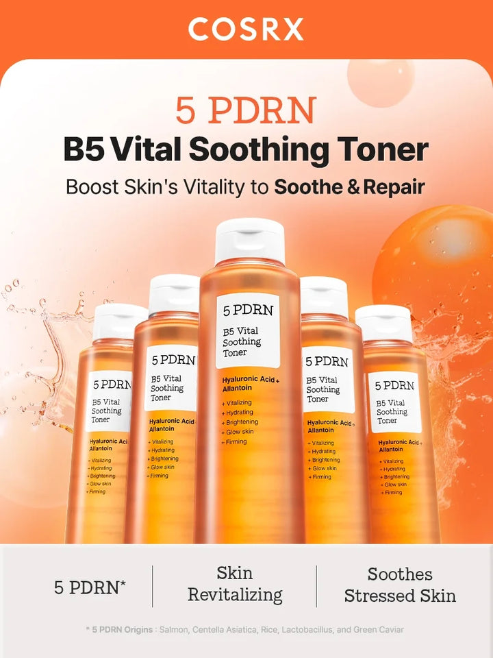 Cosrx 5 PDRN B5 Vital Soothing Toner 280ml