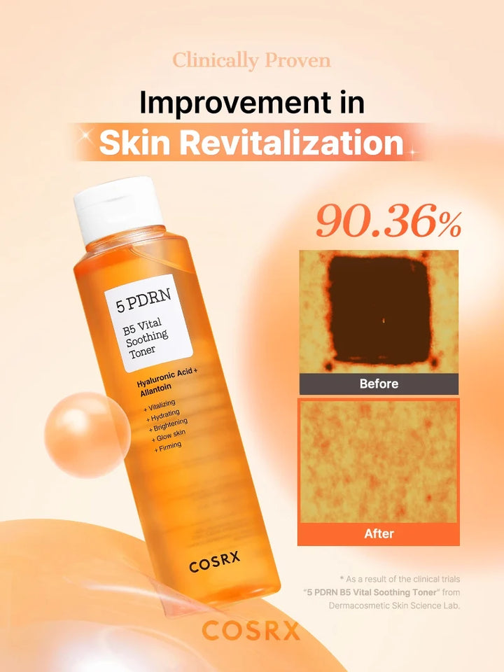 Cosrx 5 PDRN B5 Vital Soothing Toner 280ml