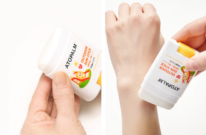 ATOPALM cream being applied to a child&