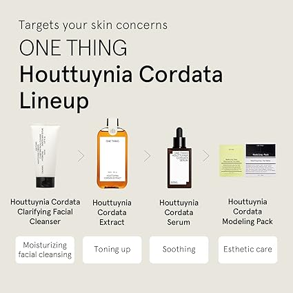 One Thing Houttuynia Cordata Extract Vegan Soothing Calming Hydrating Facial Toner 150ml
