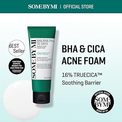 Some By Mi AHA-BHA-PHA 30DAYS MIRACLE ACNE CLEAR FOAM 100ml
