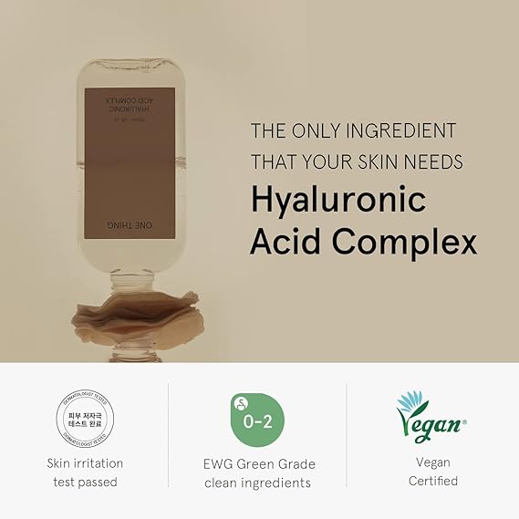 One Thing Hyaluronic Acid Complex HA Hydrating Moisturizing Vegan Daily Toner  150ml