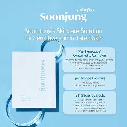 Etude House SoonJung Mask Panthensoside 10 sheets