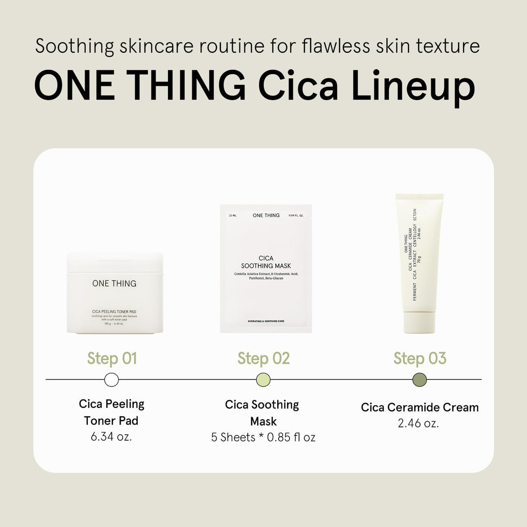 One Thing Cica Peeling Toner Pad 180g/65pcs