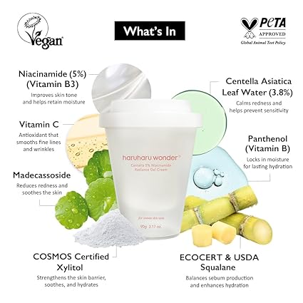 Haruharu Wonder Centella 5% Niacinamide Radiance Gel Cream 90g