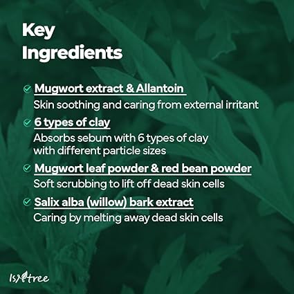 Isntree Mugwort Calming Clay Mask 100ml