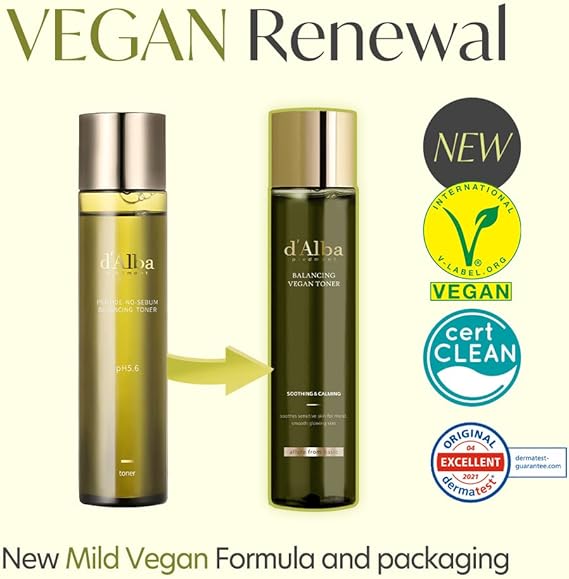 d'Alba Mild Skin Balancing Vegan Toner 150ml