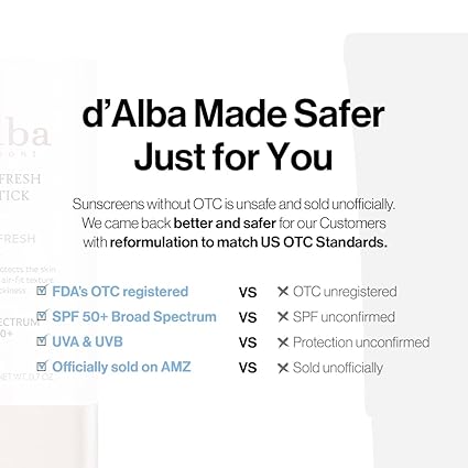 d'Alba Air Fit Fresh Sun Stick SPF50+ PA++++ 19g