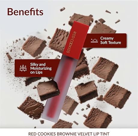 Red Cookies BROWNIE VELVET LIP TINT 4g