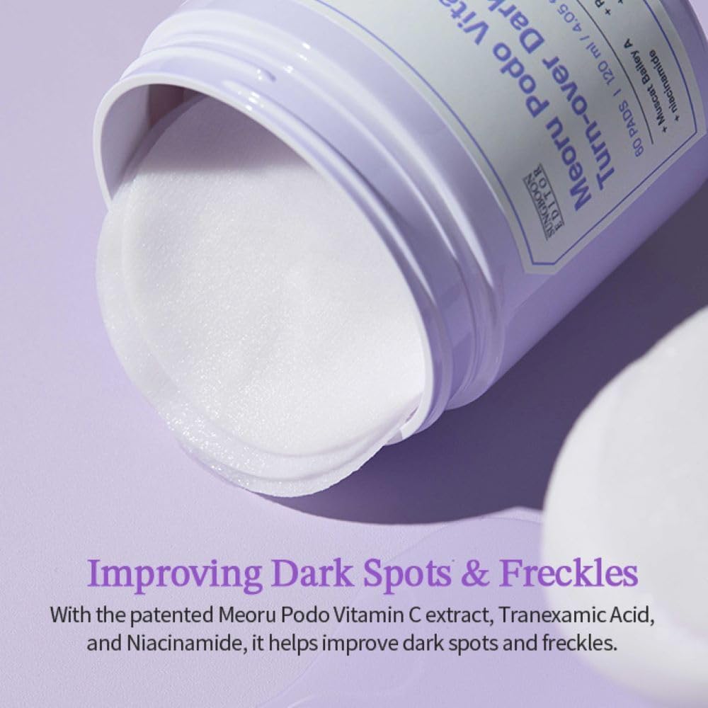 SUNGBOON EDITOR Meoru Podo Vita C Turn-Over Dark Spot Pad 60pcs, 140ml