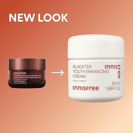 Innisfree Youth Enhancing Cream - With Black Tea 50ml