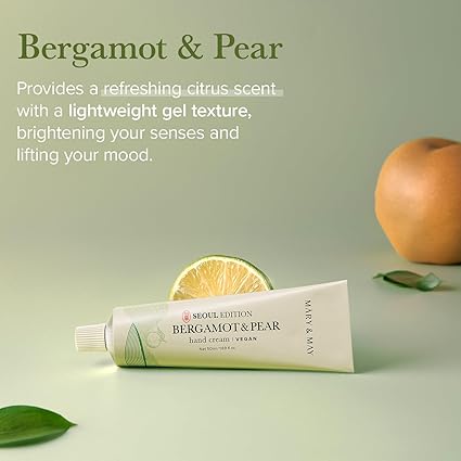 Mary & May Seoul Edition BERGAMOT & PEAR Hand Cream 50ml