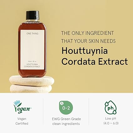 One Thing Houttuynia Cordata Extract Vegan Soothing Calming Hydrating Facial Toner 150ml