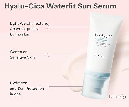 Skin1004 Madagascar Centella Hyalu-Cica Water-Fit Sun Serum - 3 Size