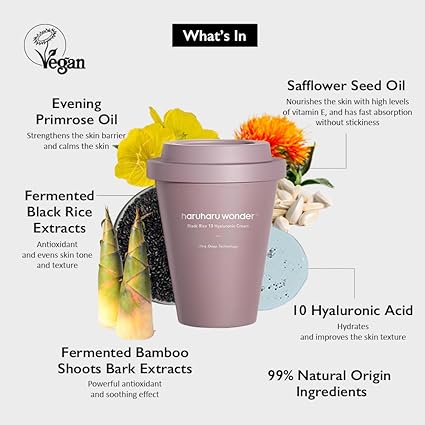 Haruharu Wonder Black Rice 10 Hyaluronic Cream 90ml