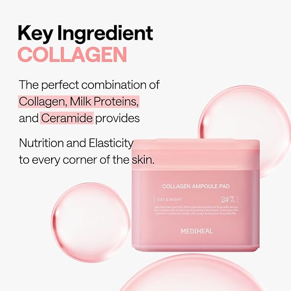 Mediheal Collagen Ampoule Pad 100ea