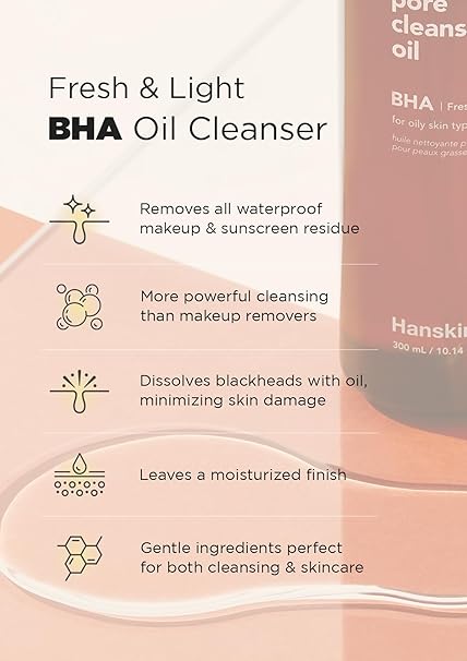 Hanskin BHA Pore Cleansing Oil 300ml