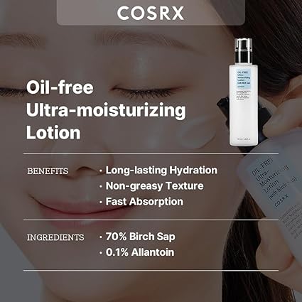 Cosrx Oil-Free Ultra-Moisturizing Lotion with Birch Sap 100ml