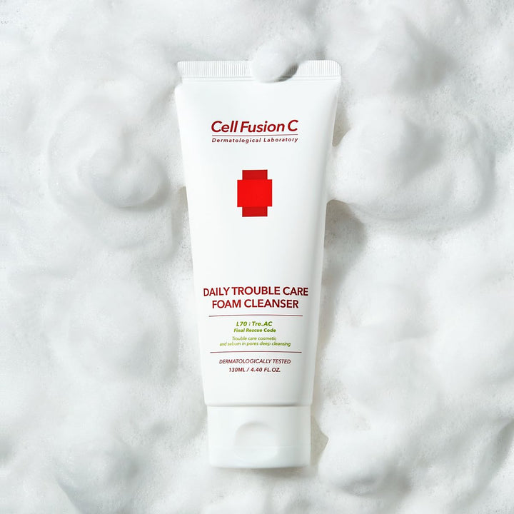 Cell Fusion C TRE.AC Daily Trouble Care Foam Cleanser - 130ml