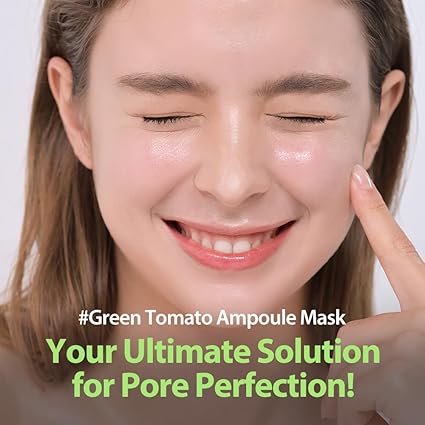 SUNGBOON EDITOR Green Tomato Pore Lifting Ampoule Mask 1ea 23g