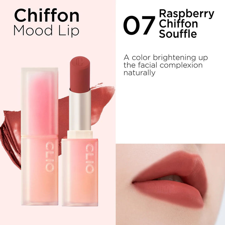 Clio Chiffon Mood Lip #07 Raspberry Chiffon Souffle
