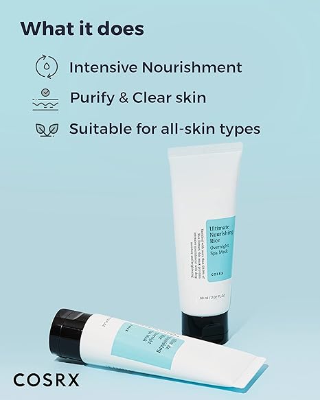 Cosrx Ultimate Nourishing Rice Overnight Spa Mask 60ml