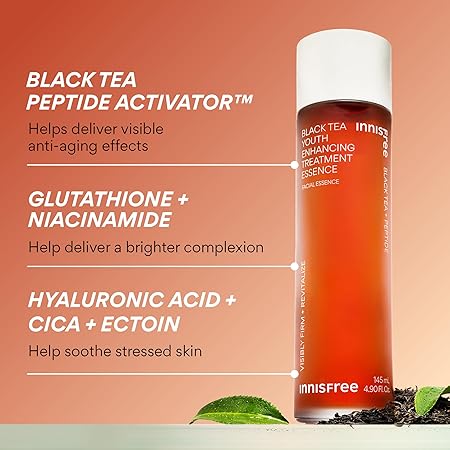 Innisfree Black Tea Youth Enhancing Treatment Essence 145ml