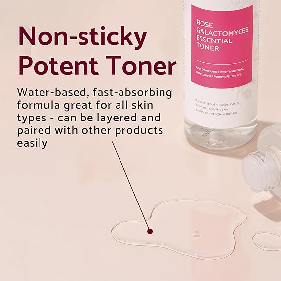 iUNIK Rose Galactomyces Essential Toner 200ml