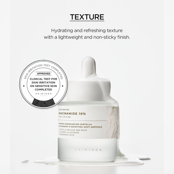 Skin1004 Madagascar Centella Niacinamide 10 Boosting Shot Ampoule 30ml