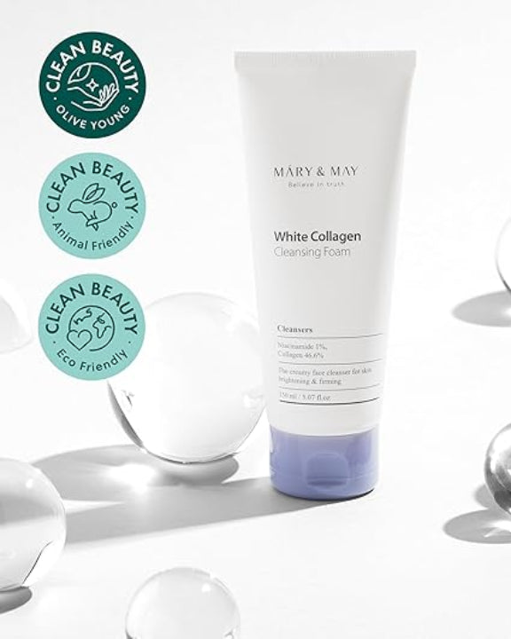 Mary & May White Collagen Cleansing Foam 150ml