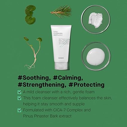 Cosrx Pure Fit Cica Creamy Foam Cleanser 150ml